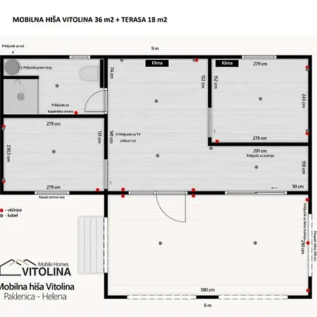 مكان تخييم Luxury Mobile Himalaja, Oaza Mira, دراغ